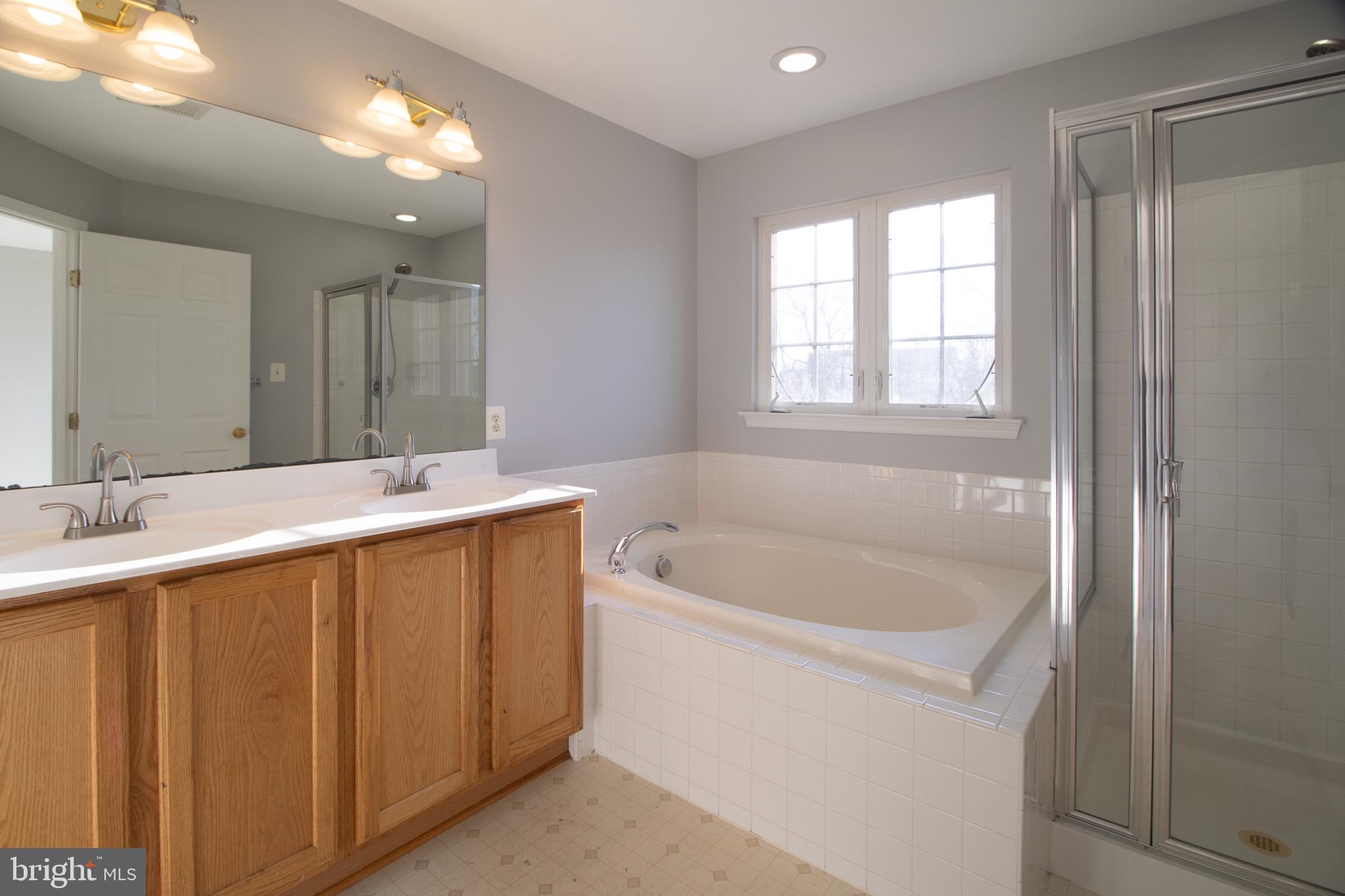 98 Lullwater Way Falling Waters, WV 25419 - Photo 26 of 43 a bathroom with a tub a sink and mirror