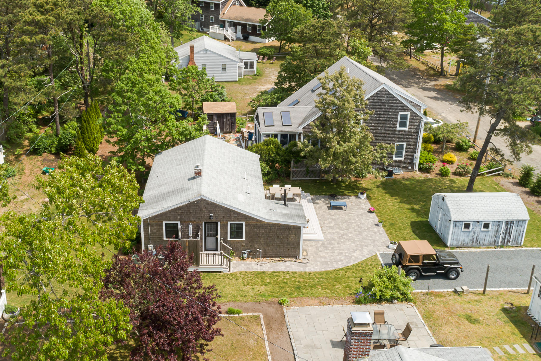 16 Edwards Road Dennis Port, MA 02639 - Photo 14 of 46 an aerial view of a house