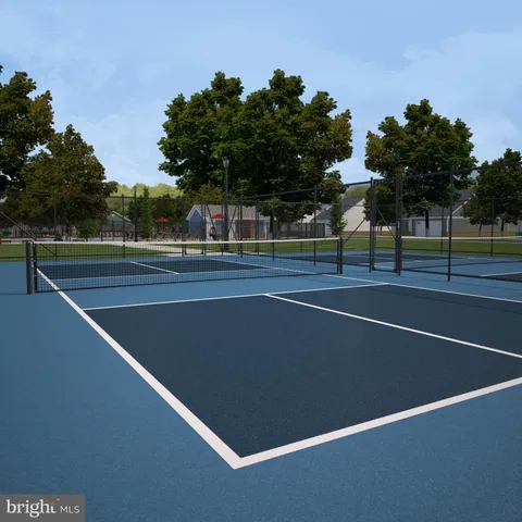 a view of yard with seating space