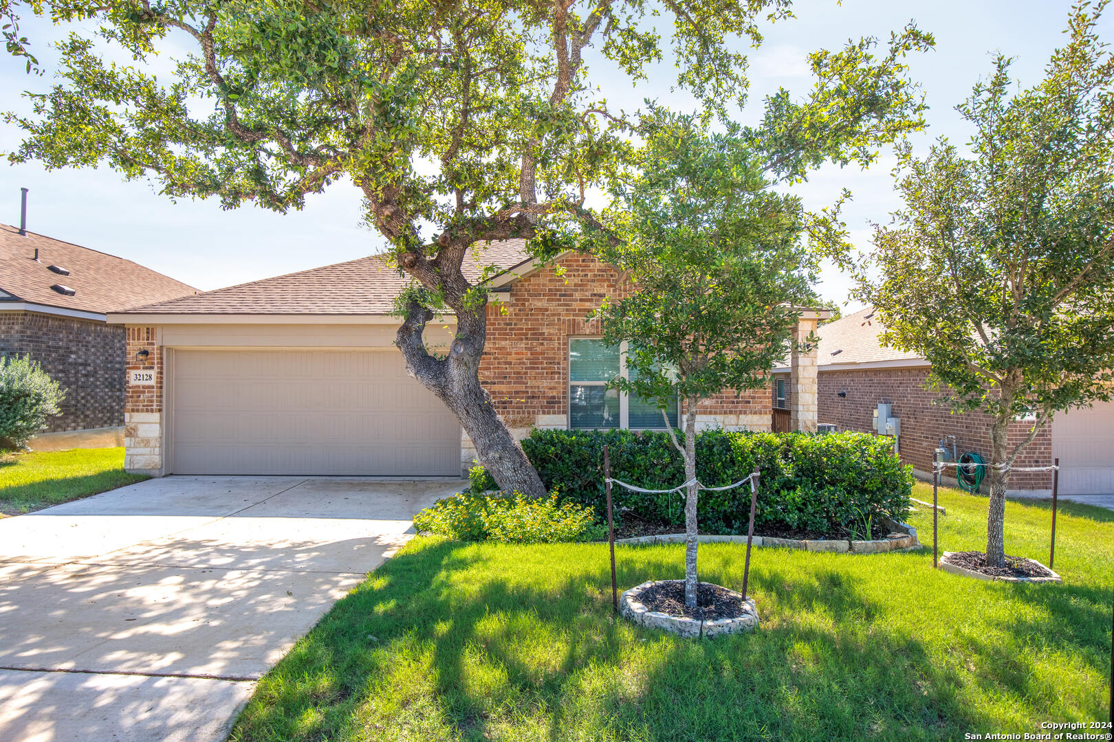 32128 Camellia Bend Bulverde, TX 78163 - Photo 1 of 1 a view of a backyard with swimming pool