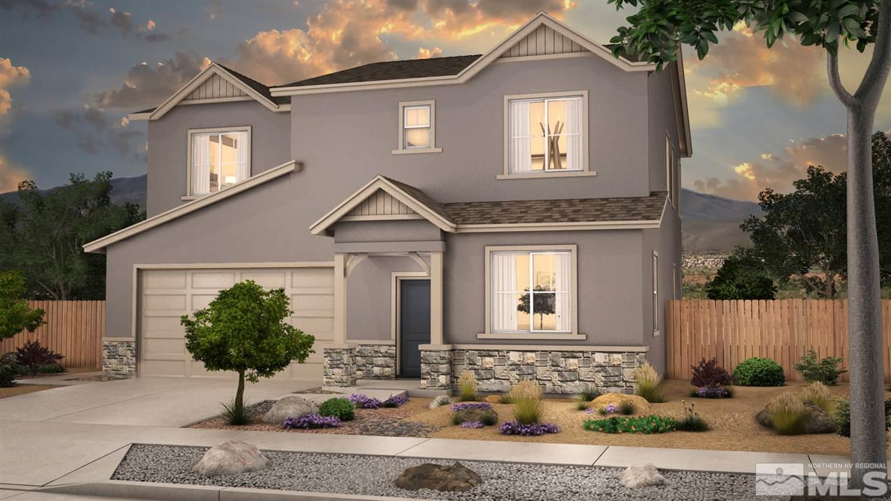 9254 Peninsula Court Reno, NV 89506 - Photo 1 of 1 a front view of a house with garden