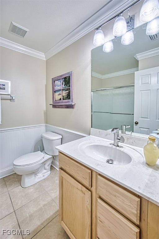 8916 Fawn Ridge Drive Fort Myers, FL 33912 - Photo 34 of 49 a bathroom with a granite countertop sink mirror vanity and toilet
