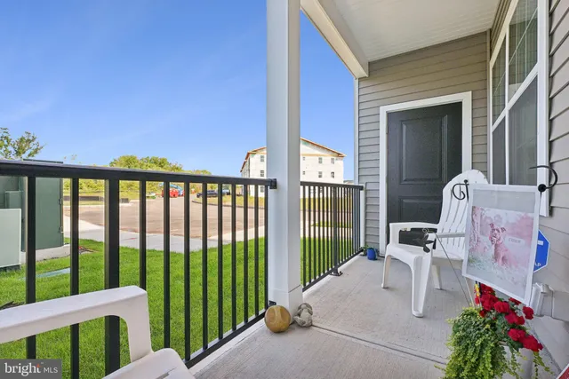 a view of a backyard with a garden