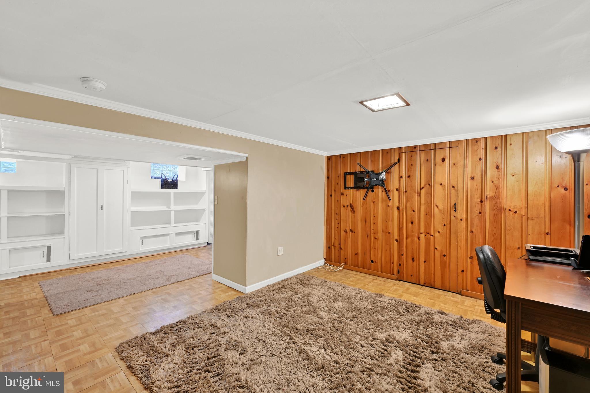 1840 Locust Ridge Road Lutherville-Timonium, MD 21093 - Photo 26 of 39 Downstairs Family Room with TV Mount Included