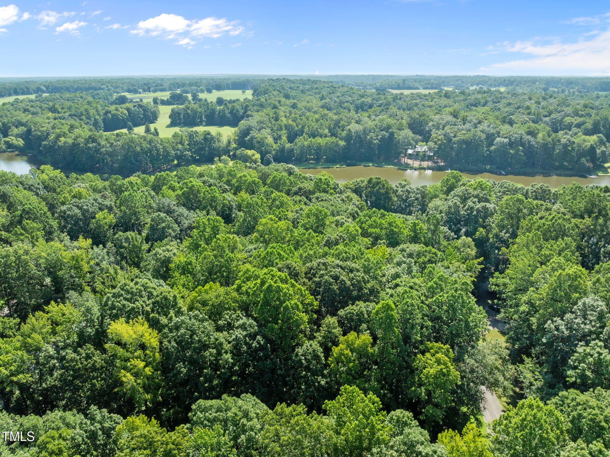605 Canotage Court Cedar Grove, NC 27231 - Photo 8 of 17 an aerial view of residential houses with outdoor space and trees