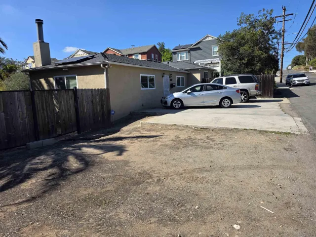 a room with fireplace