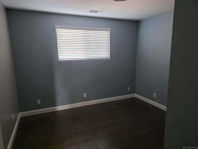 a view of a wooden door