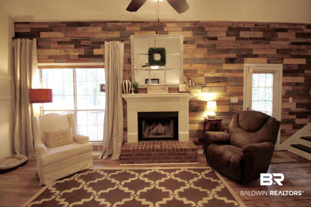 108 Avon Circle East Daphne, AL 36526 - Photo 25 of 46 Beautiful wood burning Fireplace makes such a statement!