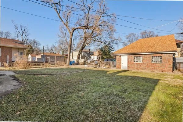 a view of a house with a patio