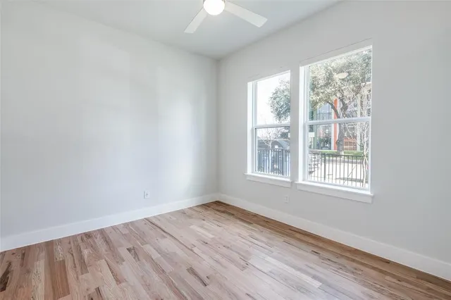 a view of wooden floor in a room