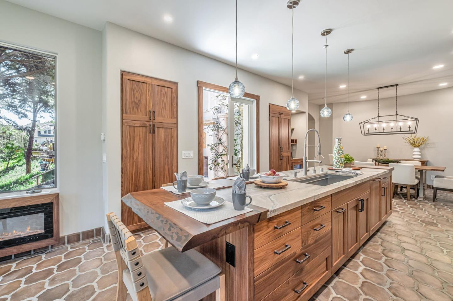 125 Zanzibar Drive Aptos, CA 95003 - Photo 20 of 52 a large kitchen with kitchen island a sink stainless steel appliances and furniture