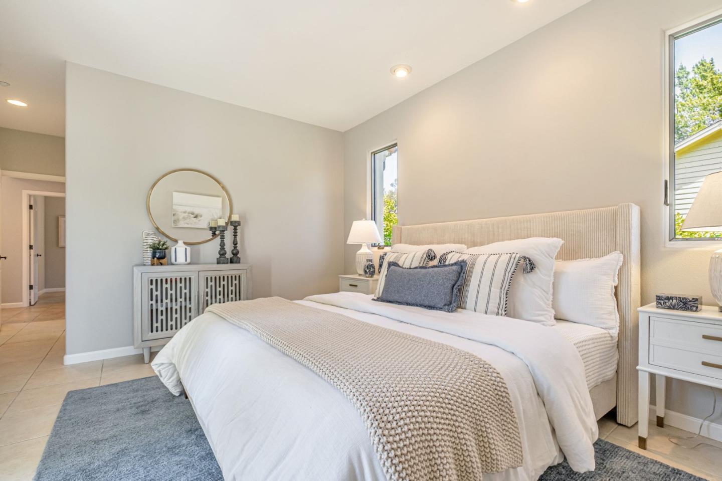 125 Zanzibar Drive Aptos, CA 95003 - Photo 29 of 52 a bedroom with a bed and a window