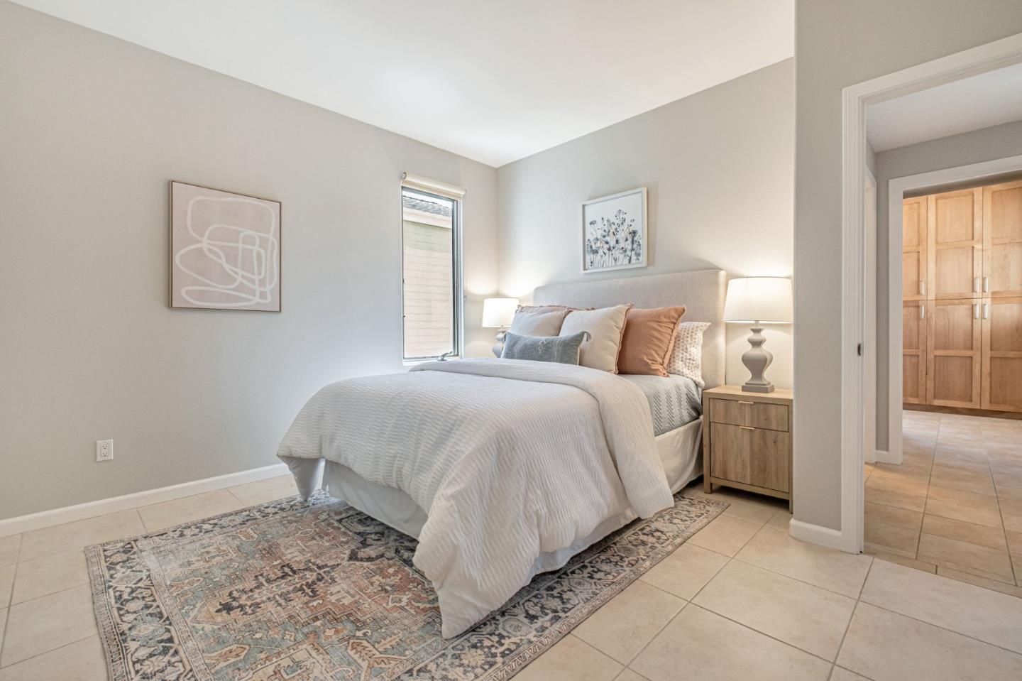 125 Zanzibar Drive Aptos, CA 95003 - Photo 35 of 52 a bedroom with a bed and a window