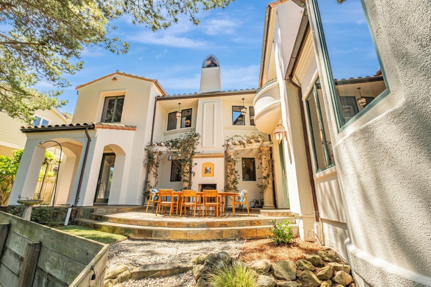 125 Zanzibar Drive Aptos, CA 95003 - Photo 45 of 52 a view of a house with a fireplace