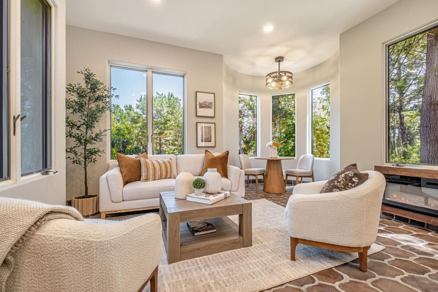 125 Zanzibar Drive Aptos, CA 95003 - Photo 9 of 52 a living room with furniture and a large window