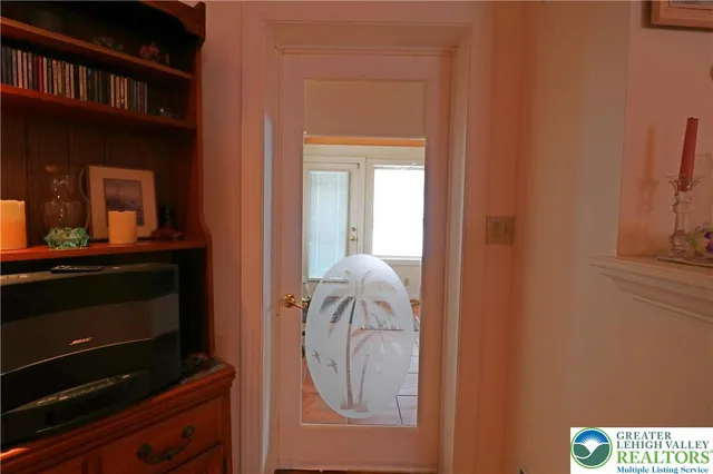 a front view of a house with entryway