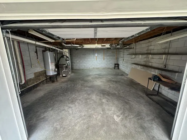 a view of storage and utility room