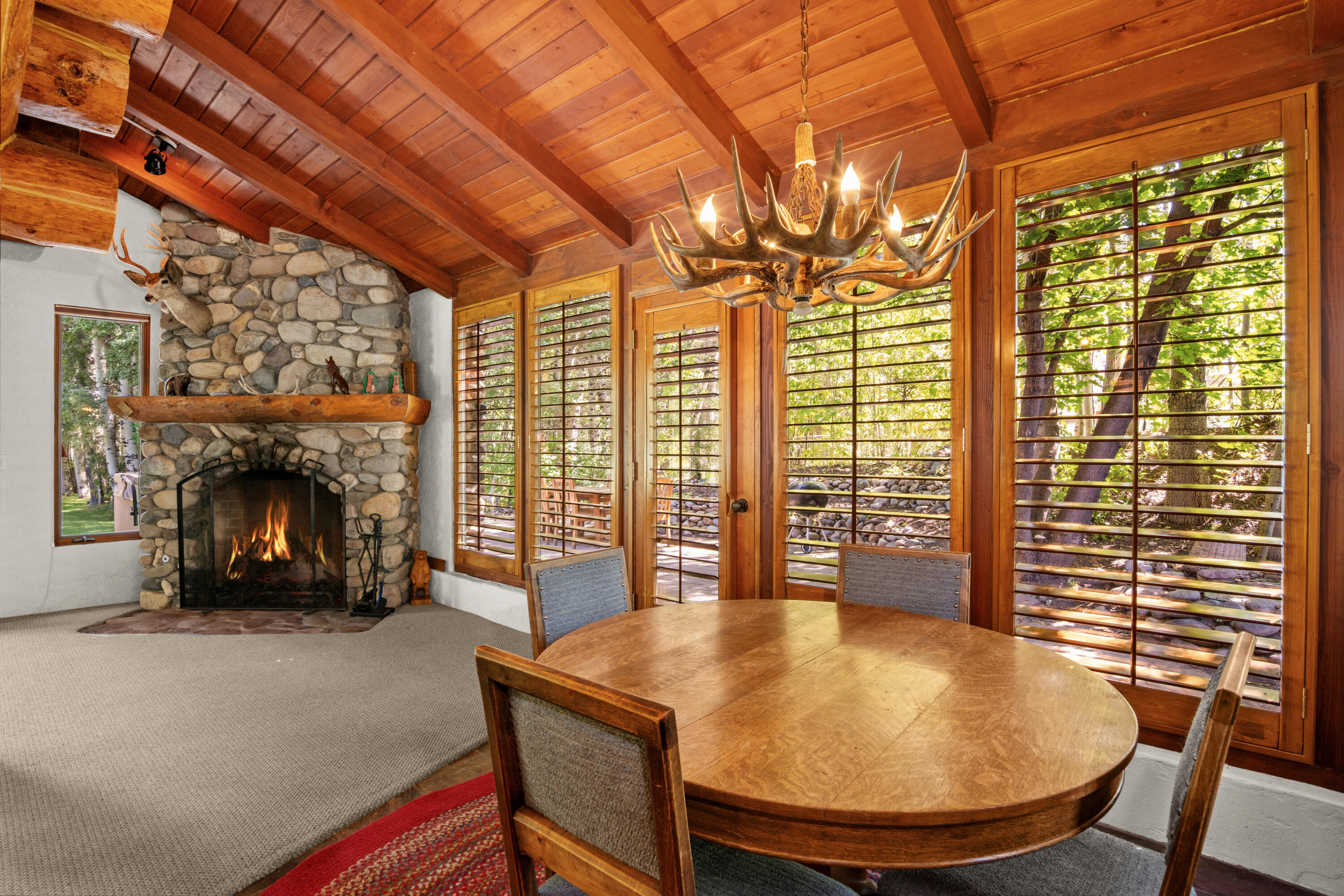 102 West Channel Lane Blaine County, ID 83333 - Photo 15 of 56 Dining/Fireplace