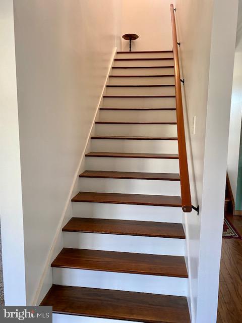 116 East Endfield Road Feasterville-Trevose, PA 19053 - Photo 22 of 63 Beautiful Wood Stairs to 2nd Floor