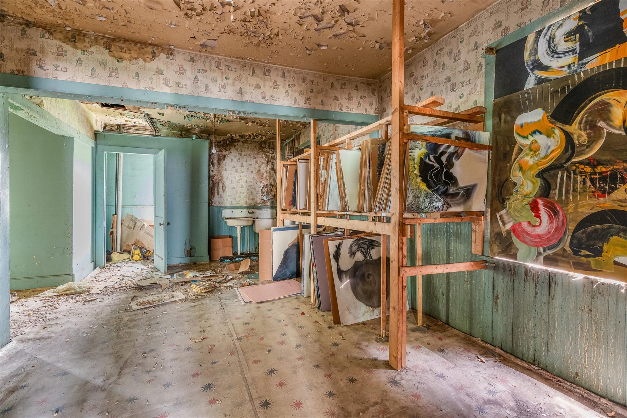 50 Maple Street Catskill, NY 12414 - Photo 11 of 27 a view of a room with rack on the wall