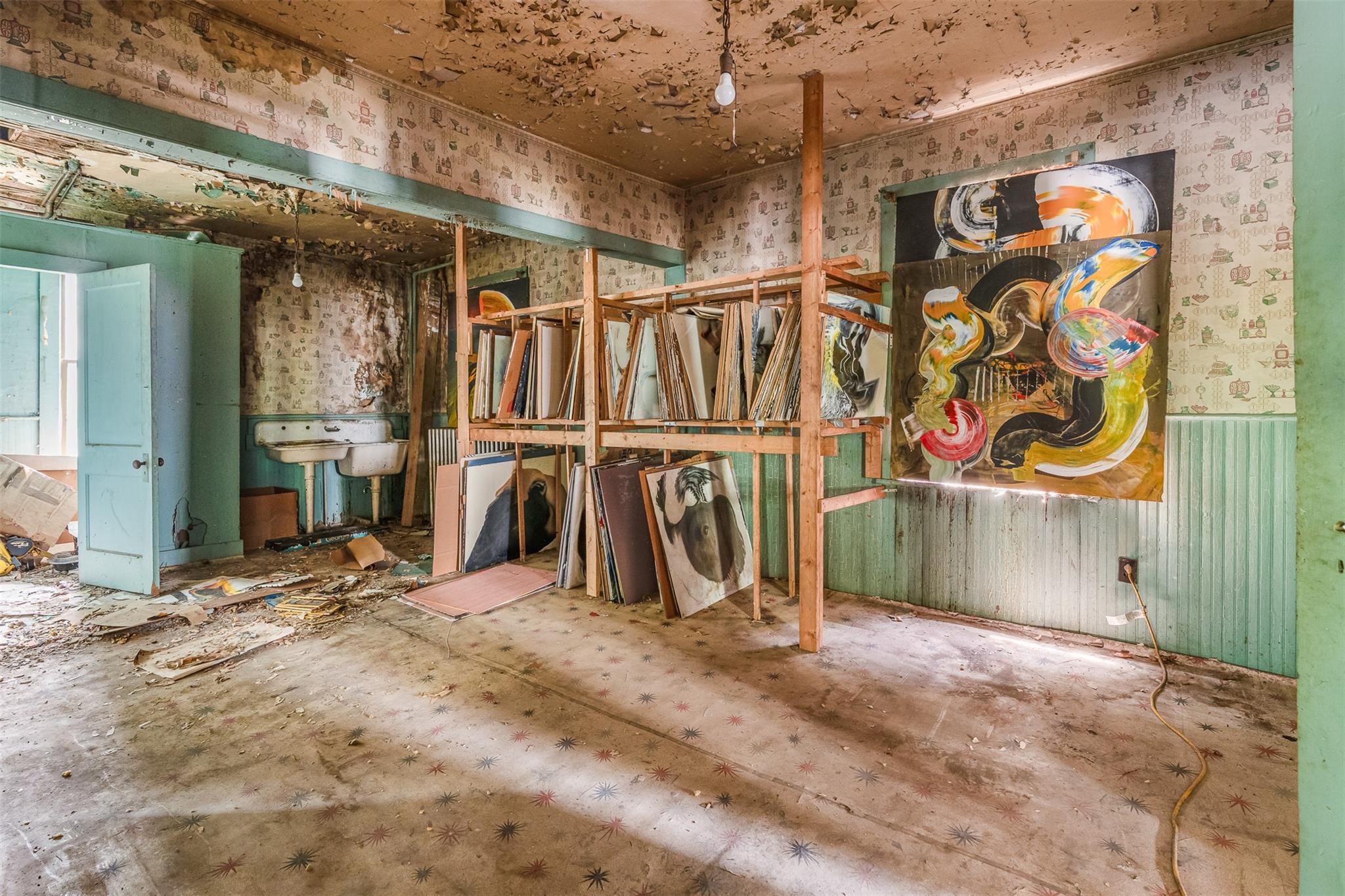 50 Maple Street Catskill, NY 12414 - Photo 10 of 27 a view of a room with wooden walls