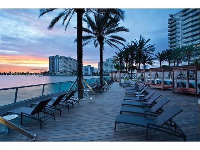 1500 Bay Road, Unit 644S Miami Beach, FL 33139 - Photo 21 of 24 a view of outdoor space with seating area