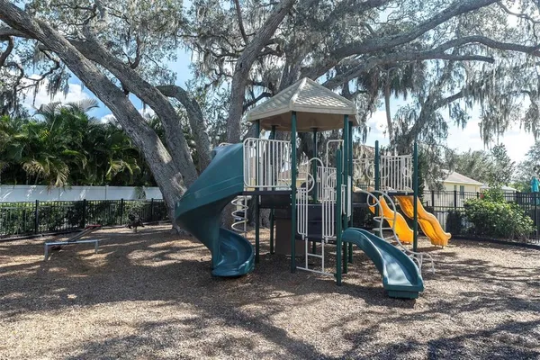 a view of outdoor space with garden and entertaining space