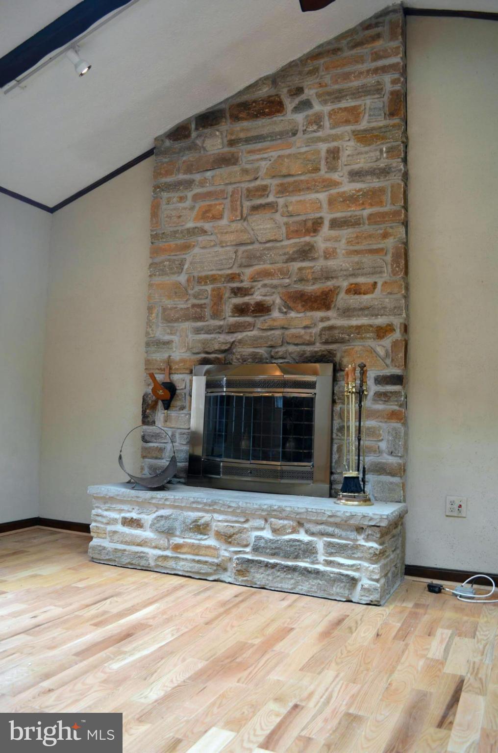 403 East Wheel Road Abingdon, MD 21009 - Photo 20 of 30 2nd Family Room Stone Fireplace
