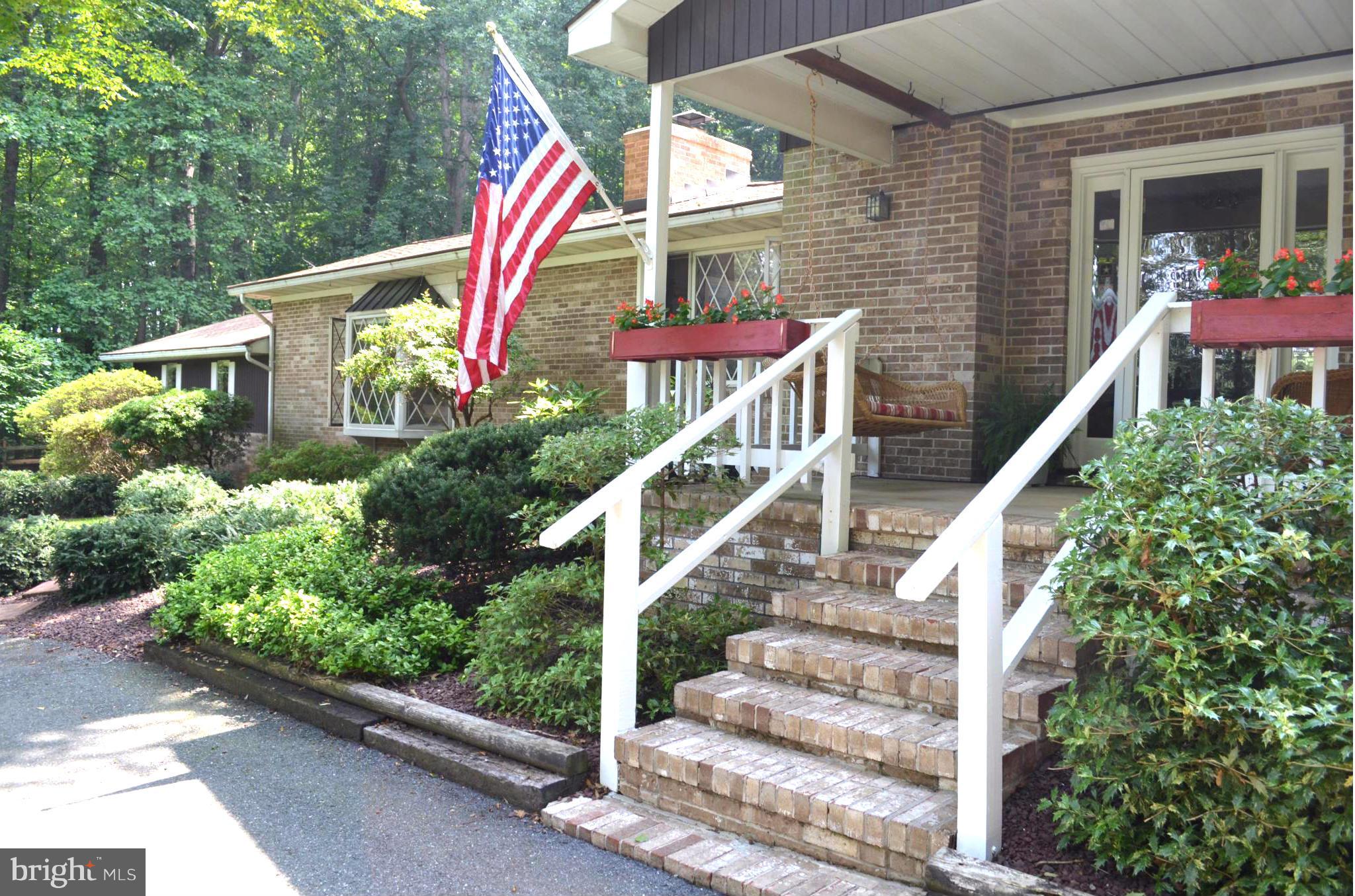 Covered front porch