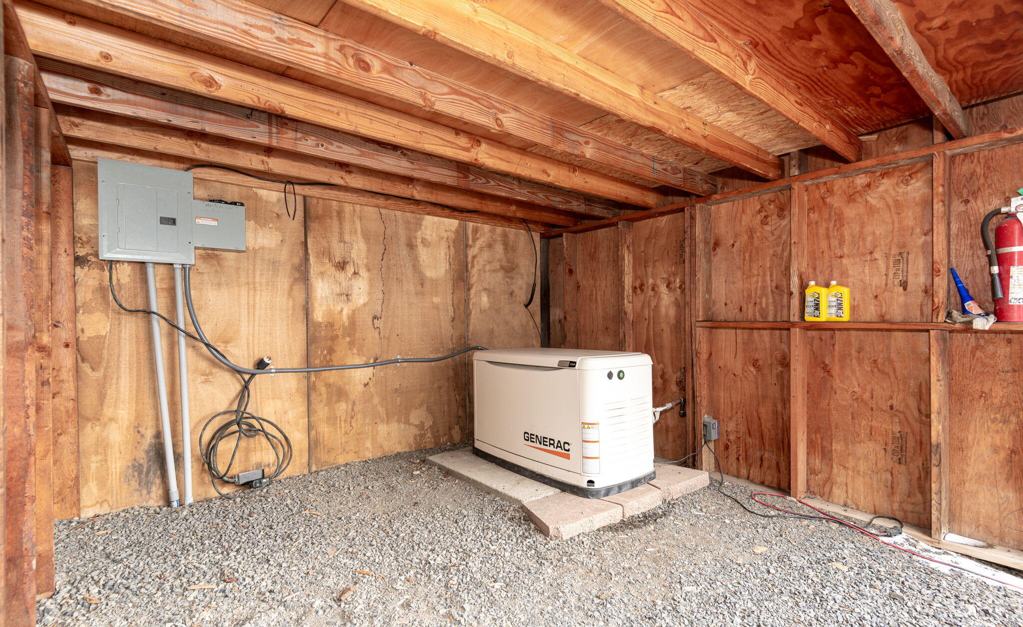 12312 Southeast Jack Rabbit Trail Prineville, OR 97754 - Photo 36 of 49 Generator shed; comes with 3yr old, low hour Generac generator.