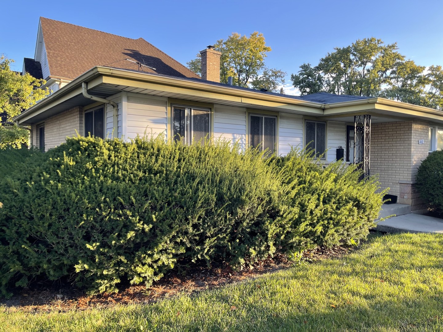 441 East Adams Street Elmhurst, IL 60126 - Photo 2 of 20 a front view of a house with a garden