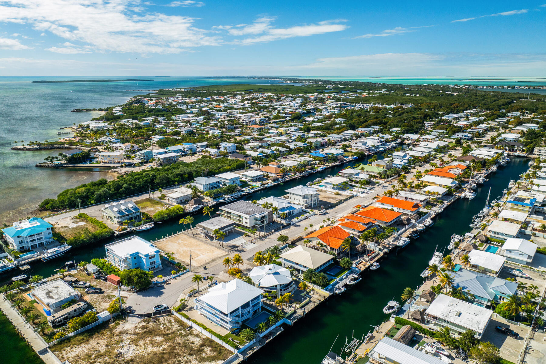 184 Bahama Avenue Key Largo, FL 33037 - Photo 58 of 72 an aerial view of residential houses with outdoor space