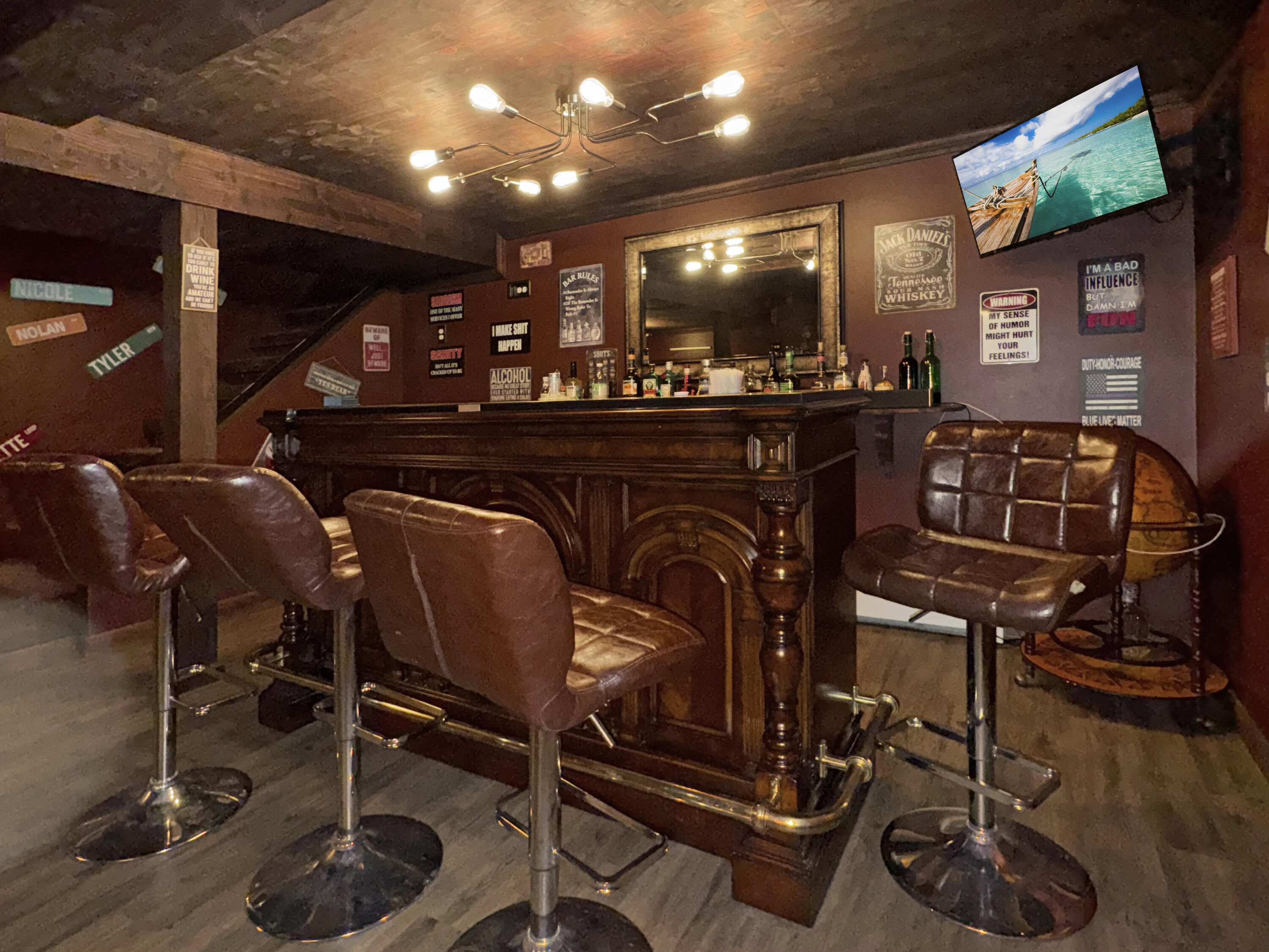 722 Beaulieu Road Madawaska, ME 04773 - Photo 92 of 161 basement rec room