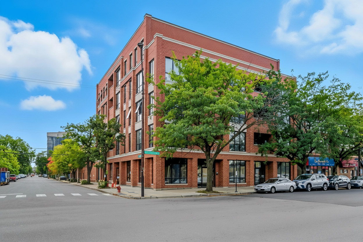 2354 North Washtenaw Avenue, Unit 301 Chicago, IL 60647 - Photo 1 of 16 a view of a building with a street