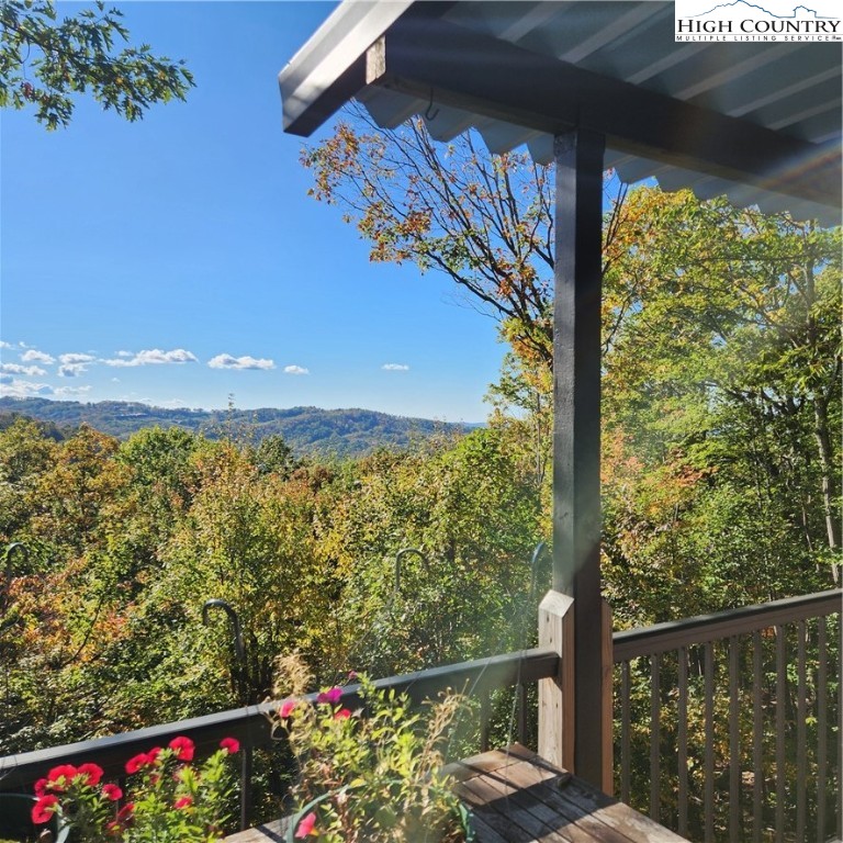 523 Pine Ridge Road Beech Mountain, NC 28604 - Photo 37 of 42 a view of a city from a balcony