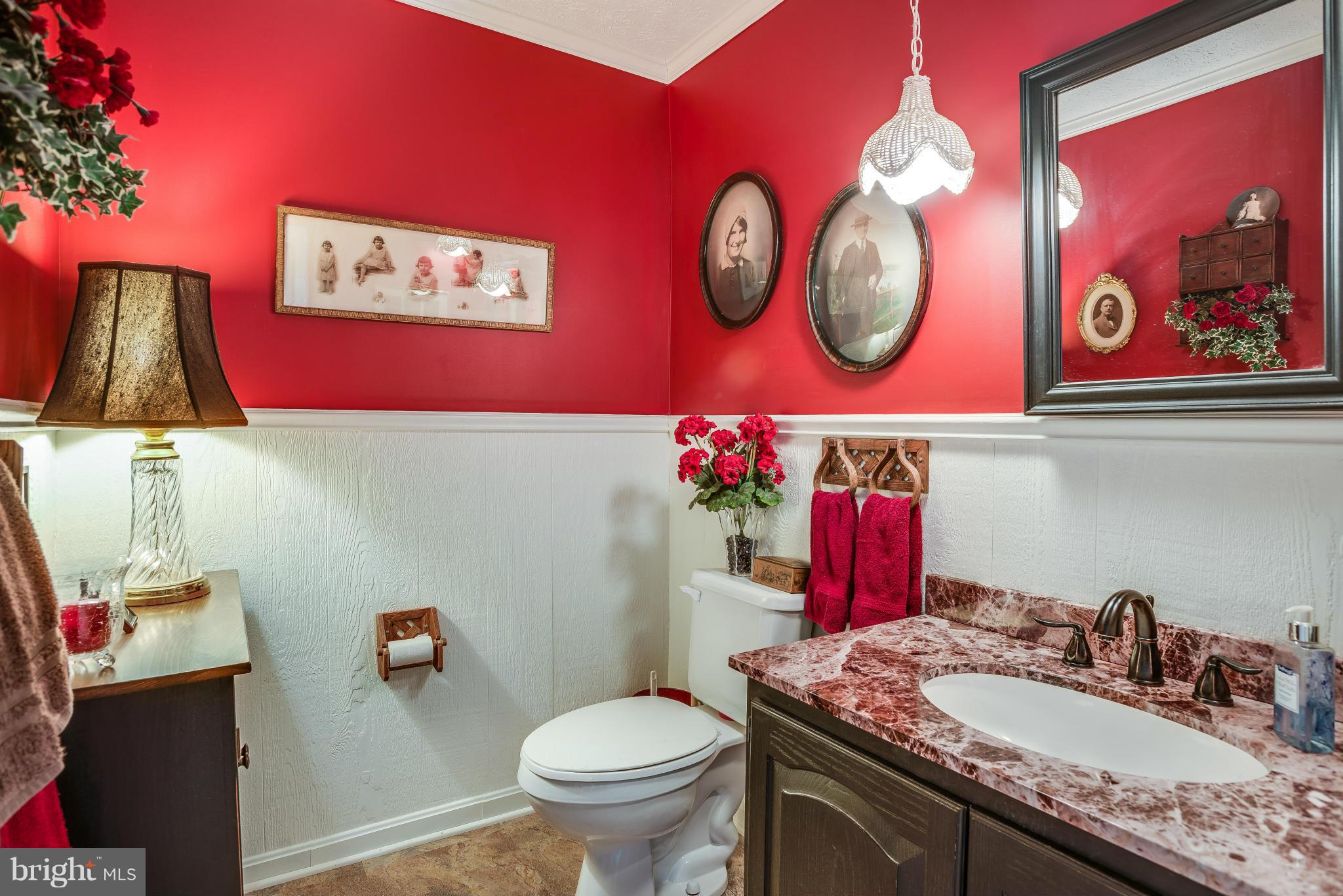 19003 Graystone Road White Hall, MD 21161 - Photo 8 of 21 a bathroom with a toilet a sink and mirror