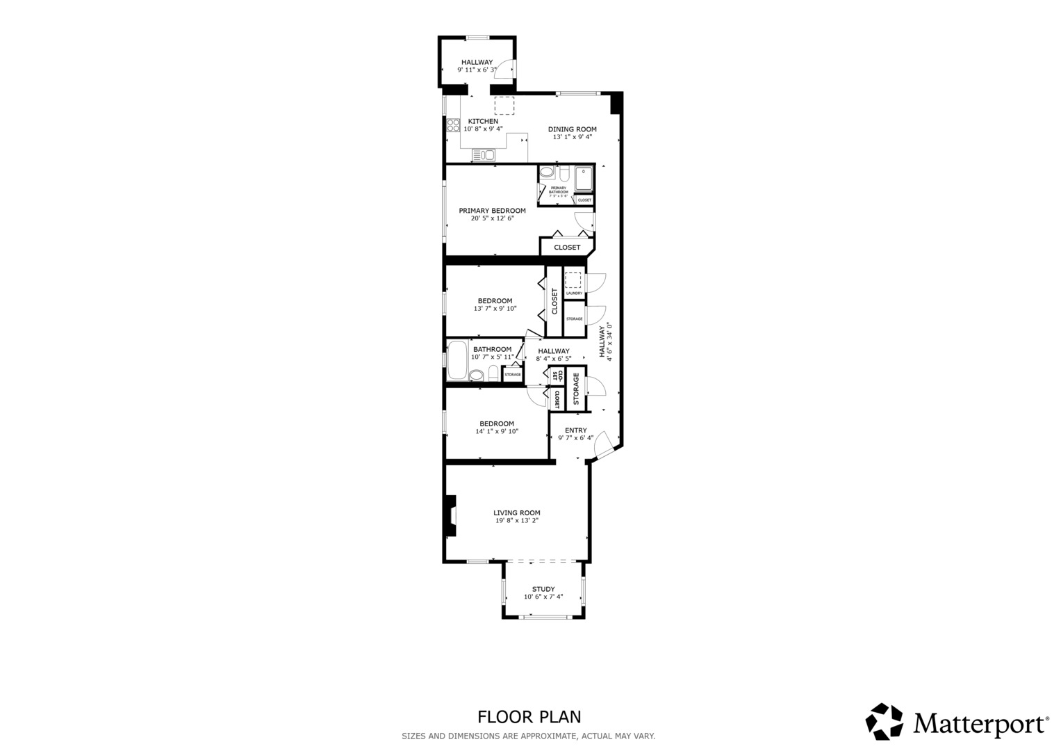 4429 North Beacon Street, Unit 2N Chicago, IL 60640 - Photo 32 of 32 a picture of a floor plan