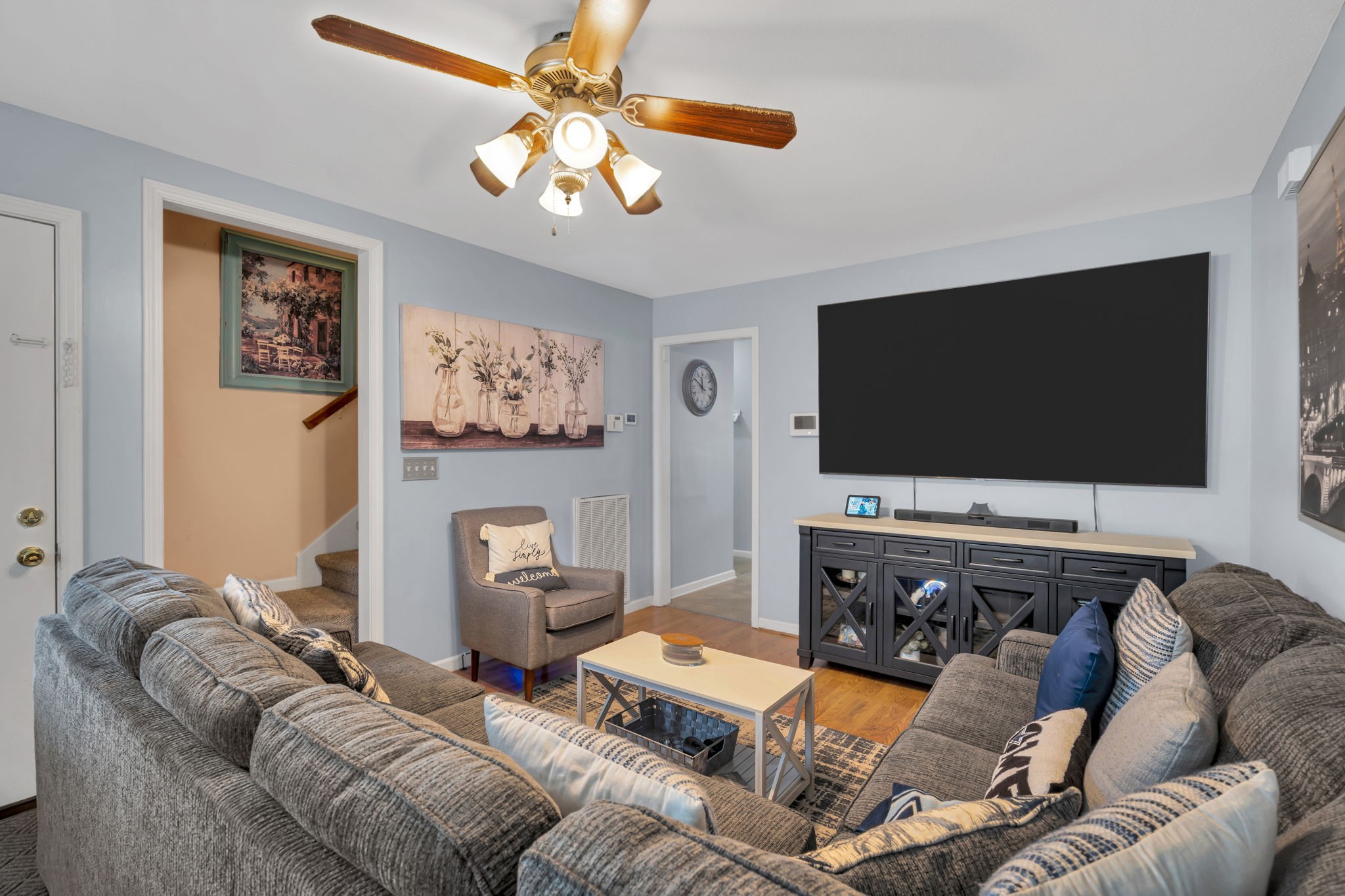 2838 Rome Lane Clarksville, TN 37040 - Photo 12 of 50 a living room with furniture and a flat screen tv