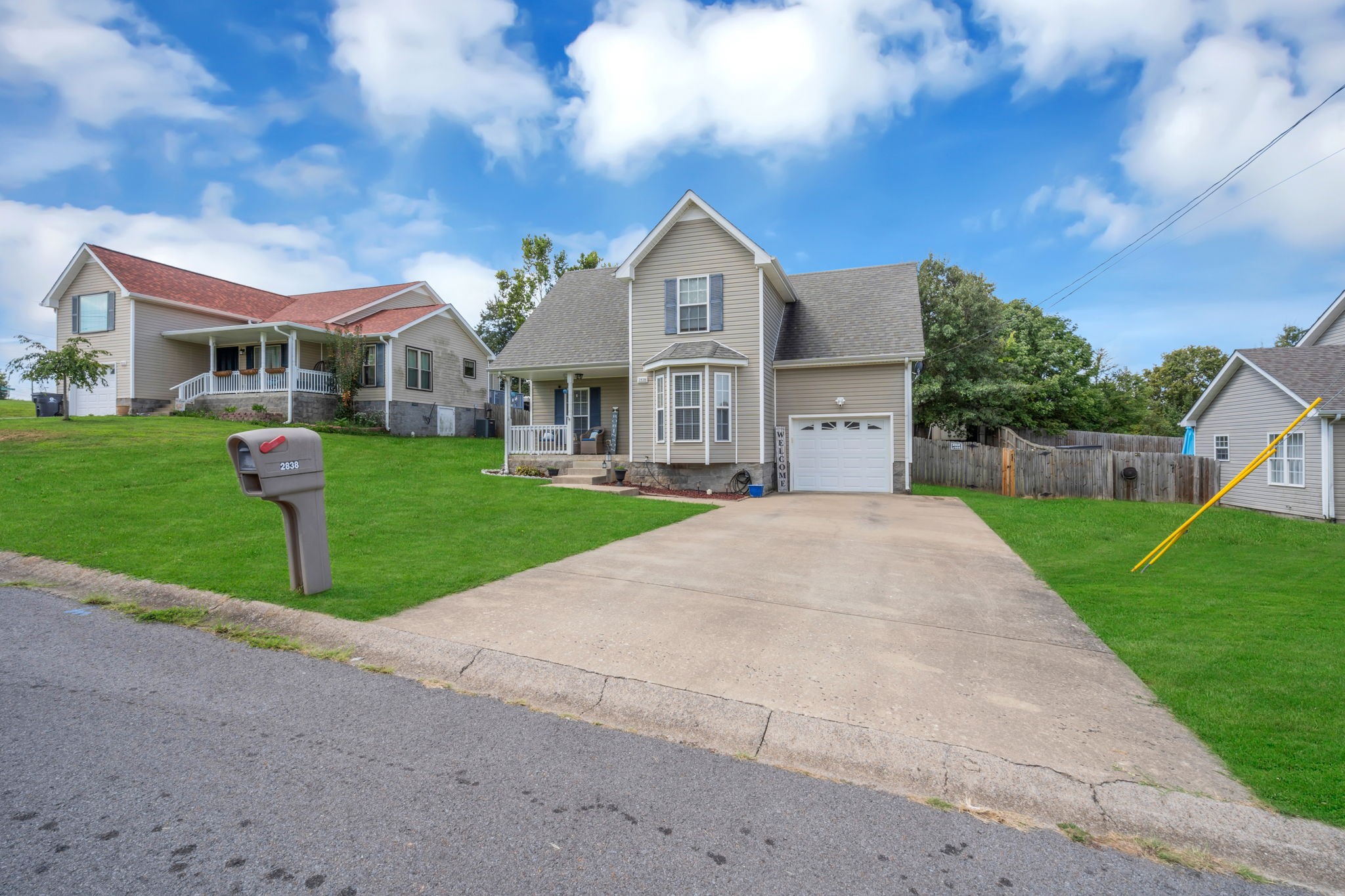 2838 Rome Lane Clarksville, TN 37040 - Photo 5 of 50 a front view of a house with a yard