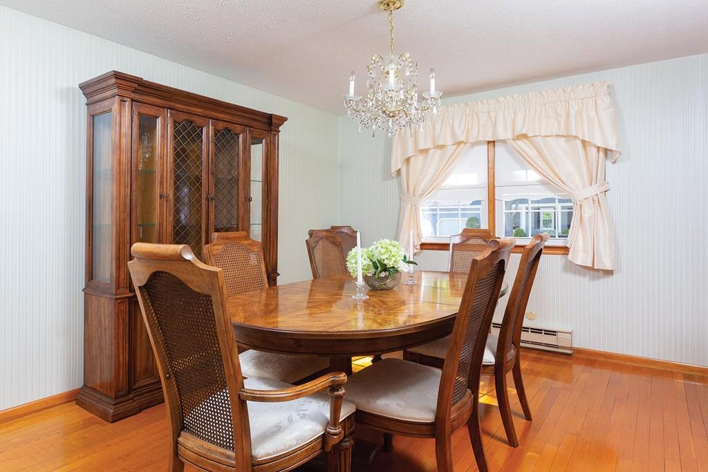 114 Huntington Road Milton, MA 02186 - Photo 4 of 9 a view of a dining room with furniture window and outside view
