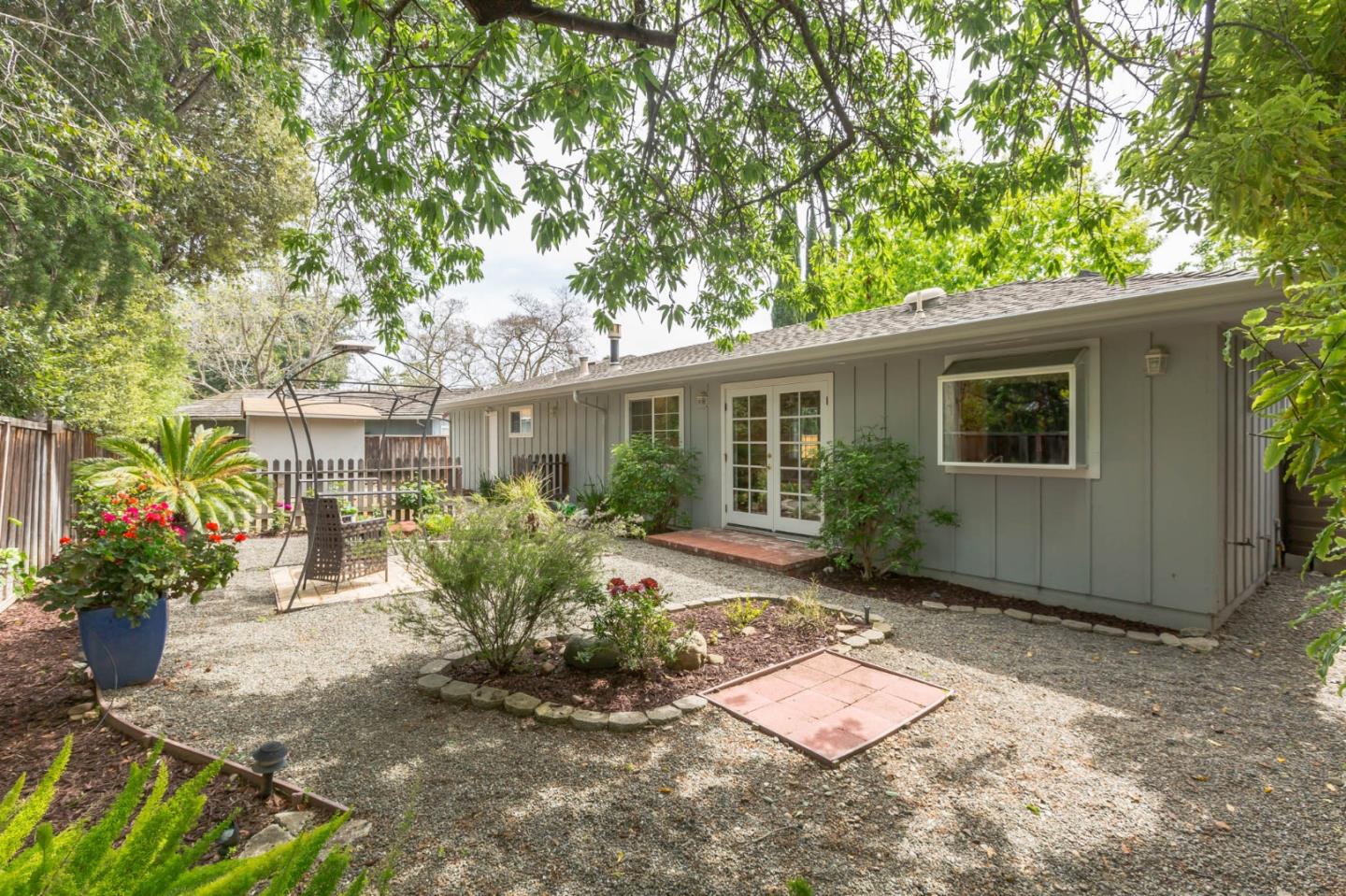645 Chapman Drive Campbell, CA 95008 - Photo 27 of 33 a view of a house with yard and sitting area