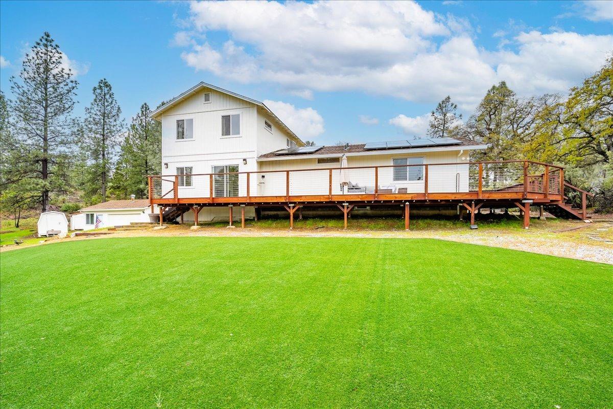 2227 Swansboro Road Placerville, CA 95667 - Photo 26 of 59 a view of a house with a backyard