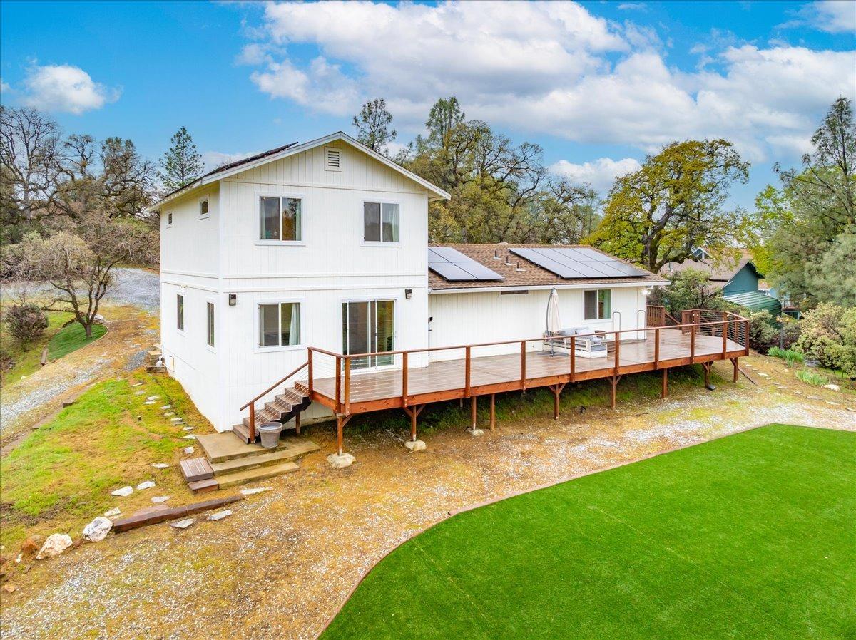 2227 Swansboro Road Placerville, CA 95667 - Photo 27 of 59 a view of a house with a yard patio and a slide