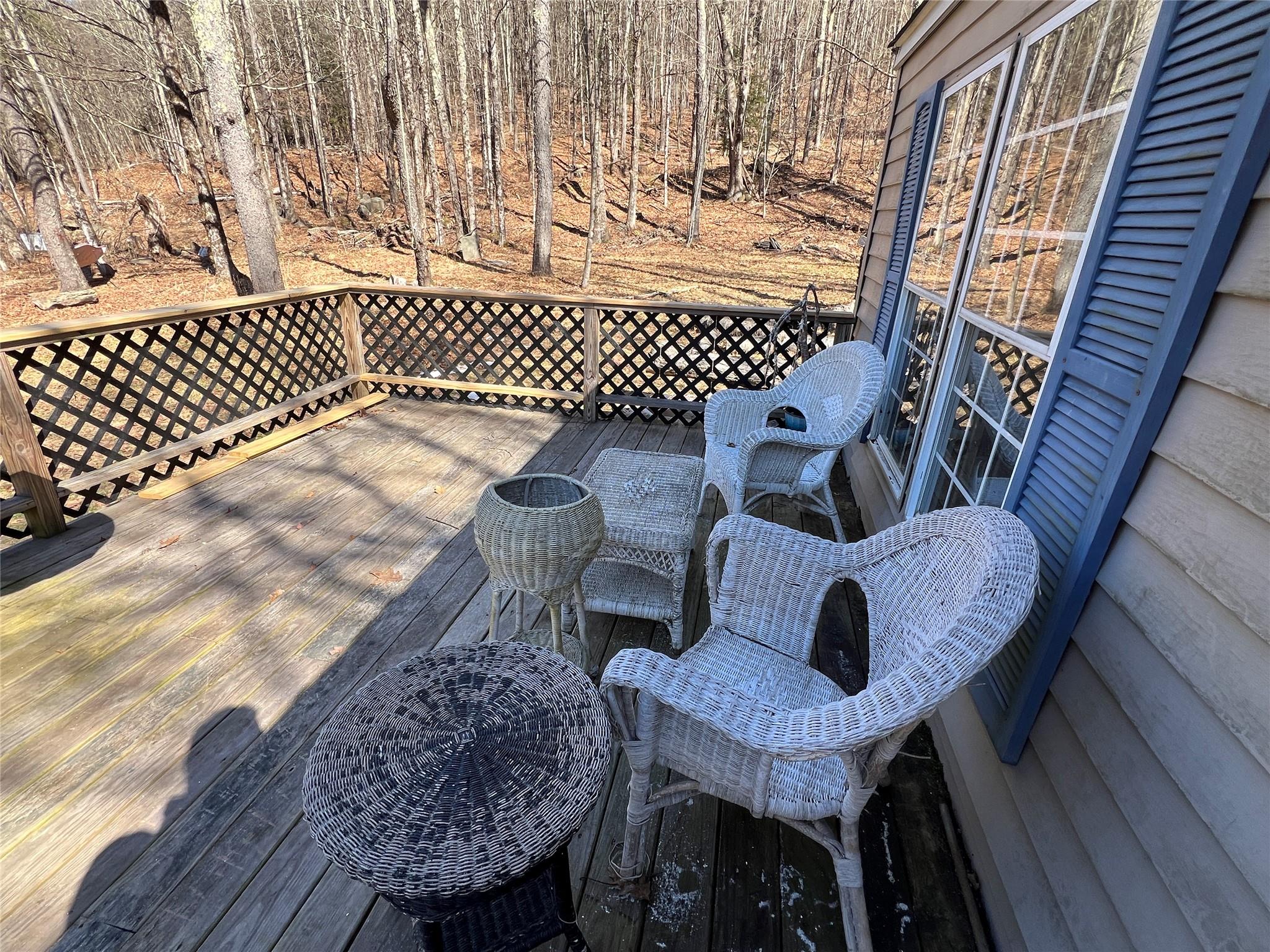 734 Shaver Hollow Road Andes, NY 13731 - Photo 2 of 9 View of deck