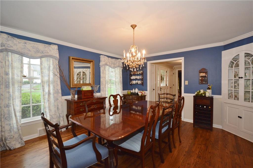 110 Tree Farm Road Pittsburgh, PA 15238 - Photo 8 of 25 Formal dining room boasts gleaming hardwood floors and built-ins