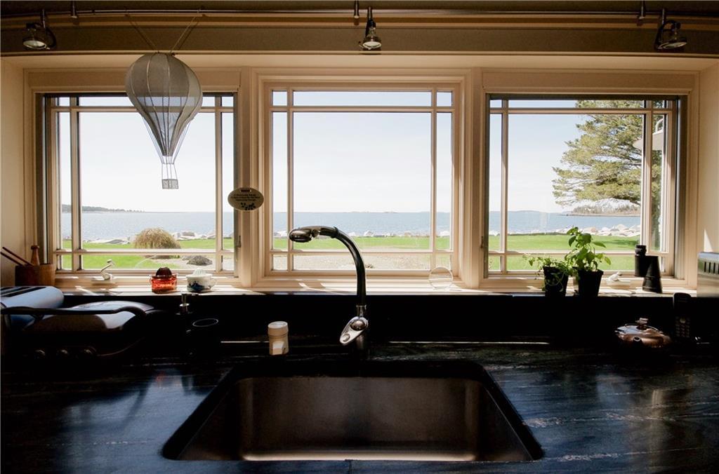 43 Candy Cove Road Tenants Harbor, ME 04860 - Photo 15 of 41 Open ocean view from the kitchen sink