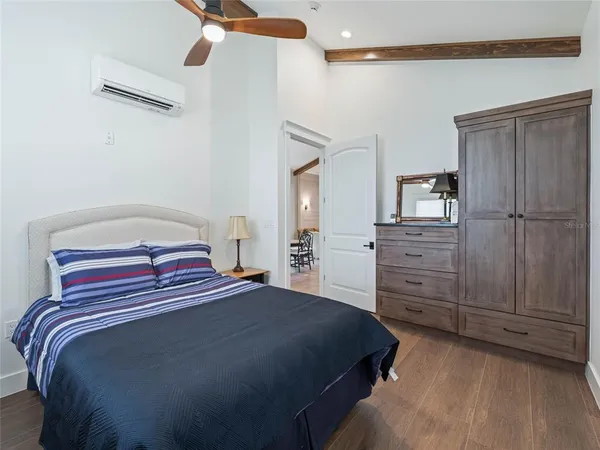 a view of a golf course with a big yard