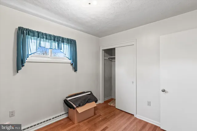 a view of a hallway with entryway