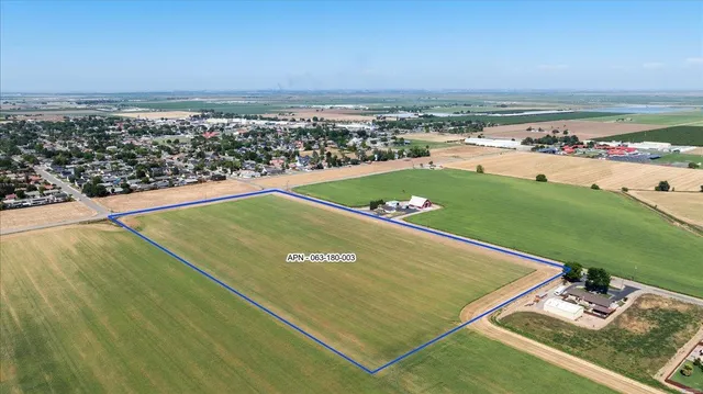 a view of a swimming pool and an ocean view