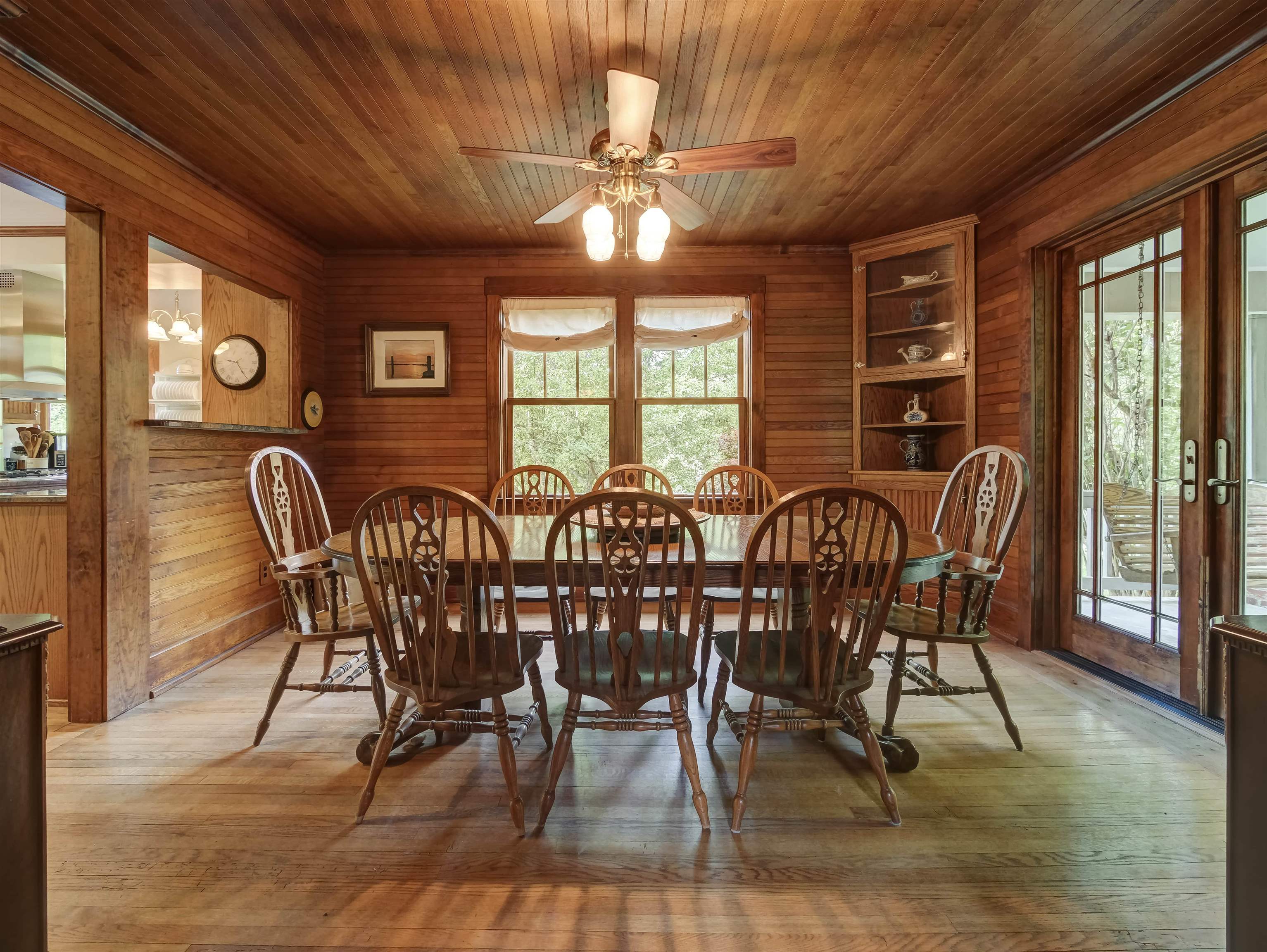 7304 Dry Run Road Williamsville, VA 24487 - Photo 17 of 57 a view of a dining room with furniture window and wooden floor